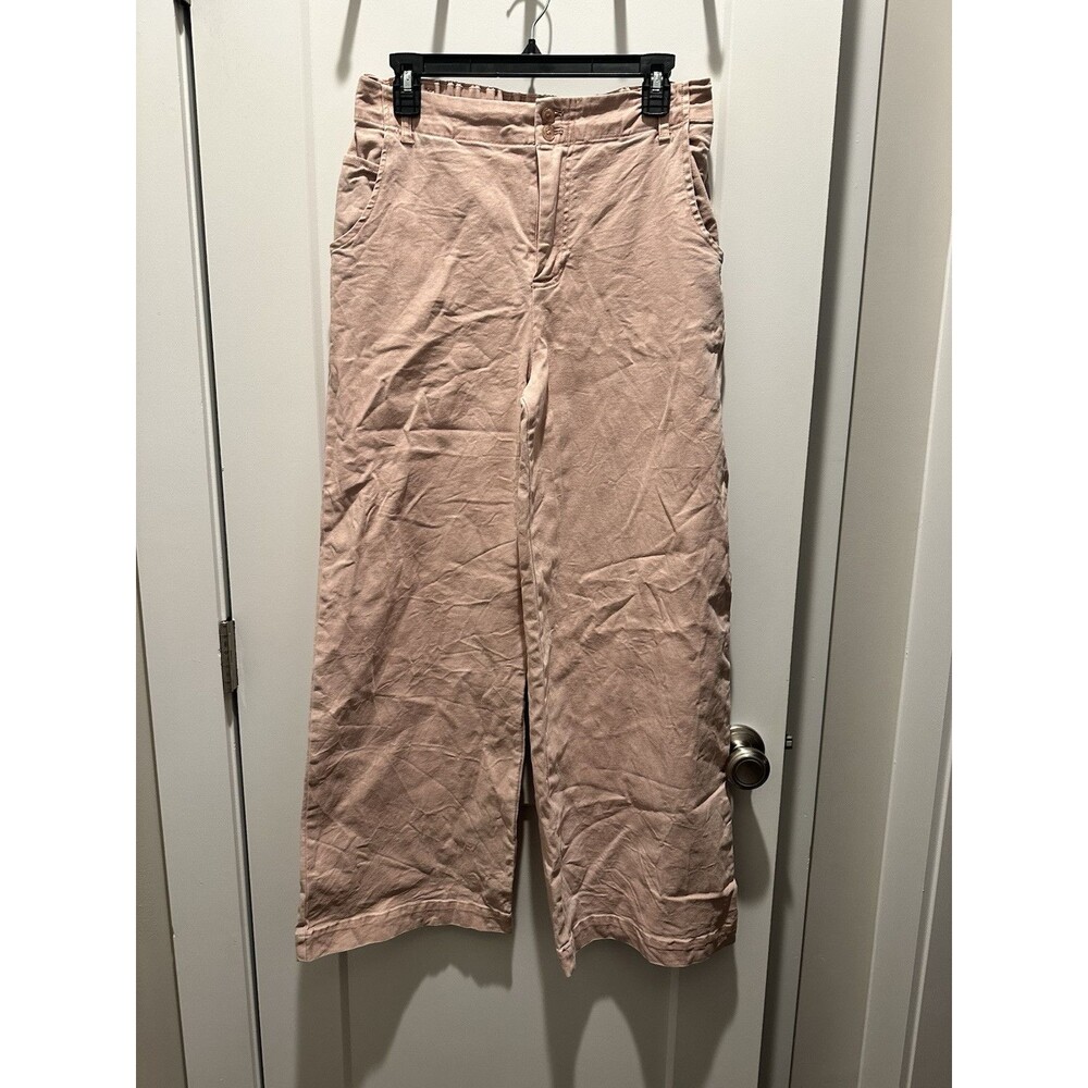 YFB Young Fabulous Broke Wide Leg Cotton Casual Trousers Size L Fits 10-12 Box B